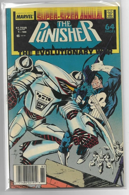 PUNISHER #1 SUPER-SIZED ANNUAL 1988 NM unread The Evolutionary War Newsstand Ed.