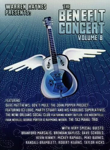 WARREN HAYNES Presents The Benefit Concert Volume 8 DVD neuf scellé Gov't Mule