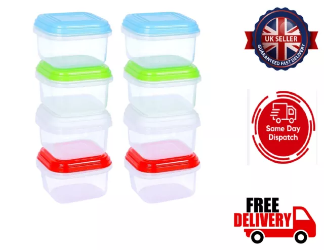 Baby food container Freezer Cube Trays Weaning Pots Tubs Stacking Containers 120