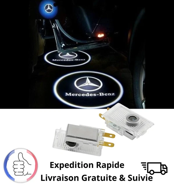 Projecteurs Logo Voiture LOUIKAY - Lot De 4 - Compatible Audi A6 A4 Q3 Q5 A3 A8 S6