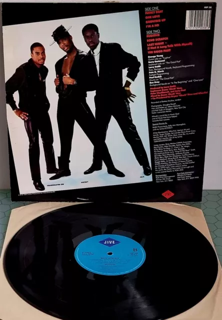 WHODINI Back To Black *1ST UK PRESS A2/B1* Vinyl LP Album Jive HIP 38 ~ EX/VG+ 2