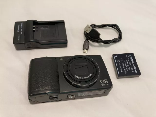 Ricoh GR DIGITAL III 10.0MP Digital Camera - Black GRD