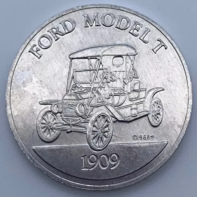 Ford Model T 1909 The Franklin Mint DX Sunoco Antique Car Coin Series 1