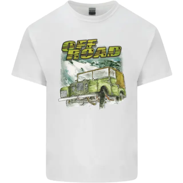 T-shirt top da uomo in cotone Off Road 4X4 Off Roading 4 ruote motrici