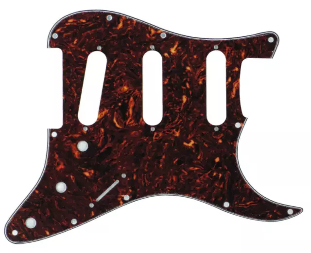 NEW PICKGUARD STRATOCASTER SSS -brown Tortoïse- 3 ply pour guitare strat