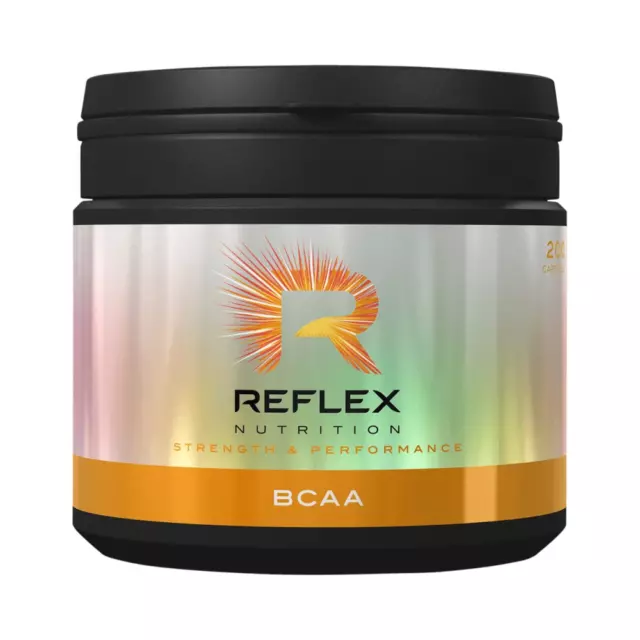 (200g Dose, 126,70 EUR/1Kg) Reflex Nutrition BCAA (200 Capsules)