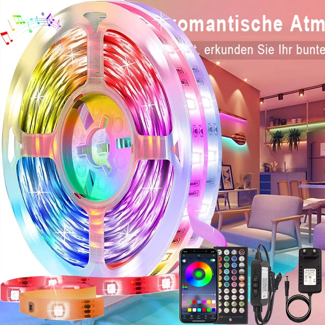 LED Stripe Leiste Streifen Band 5050 Licht Leuchte Lichterkette Dimmbar 1m-30m