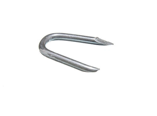 Lot De 200 Agrafes En U Galvanisées 15 Mm - Pour Fixer Grillage à Poule, Clôture, Treillis