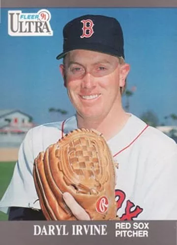 #34 Daryl Irvine - Boston Red Sox - 1991 Ultra Baseball