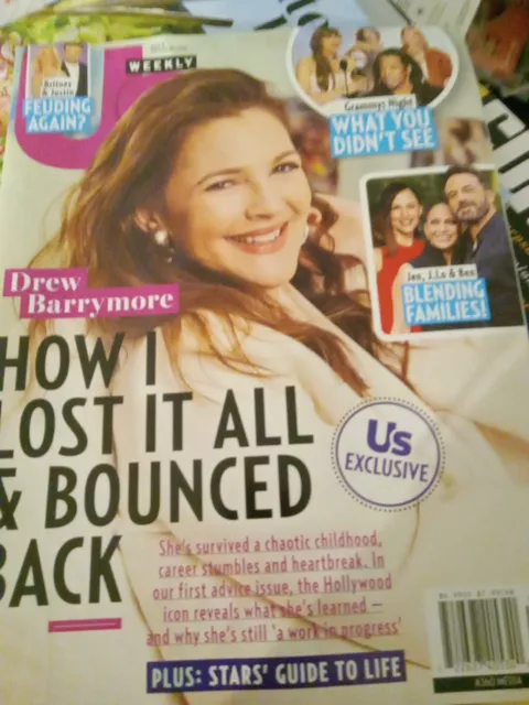 US WEEKLY Drew Barrymore How I Lost It All & Bounced Back