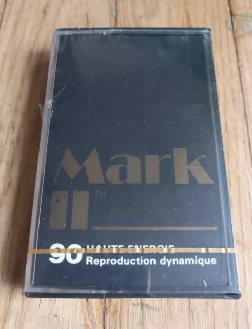 1x MARK II 90 HE HIGH ENERGY TYPE I BLANK AUDIO CASSETTE TAPE NEW SEALED