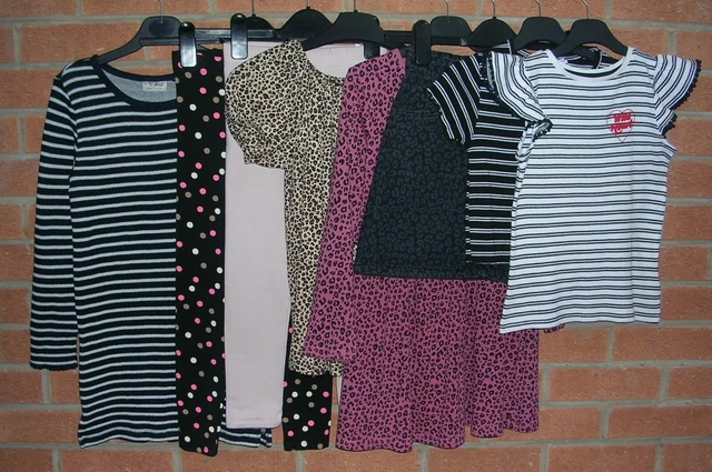 NEXT MY K H&M TU etc Girls Bundle Leggings Tops Dress Skirt Age 7-8 128cm