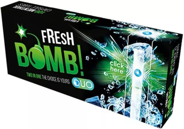 500 TUBES Menthol FRESH BOMB - Cigarettes avec Filtre - 5 X 100