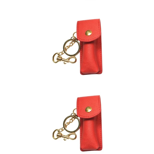 2 Pcs Support De Brillant À Lèvres Porte-clés Pour Voyage