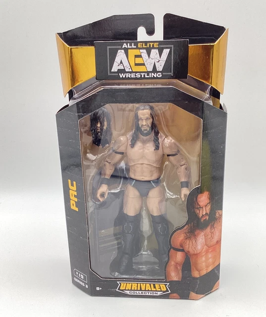 All Elite AEW Wrestling Unrivaled Collection Action Figure Series 3 #19 Pac. NEW All Elite AEW Wrestling Unrivaled Collection Action Figure Series 3 #19 Pac. NEW