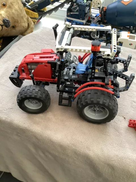 LEGO TECHNIC 851 Tractor 1977 with Box Instructions Massey Ferguson 135 35.99 PicClick UK