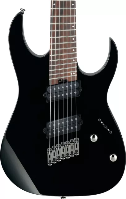 IBANEZ RGMS7-BK Iron Label chitarra elettrica 7 corde, bl 2