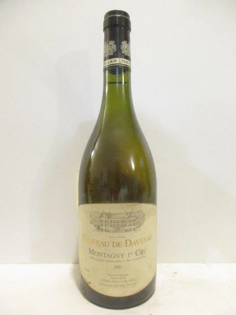 montagny château de davenay premier cru blanc 2001 - bourgogne