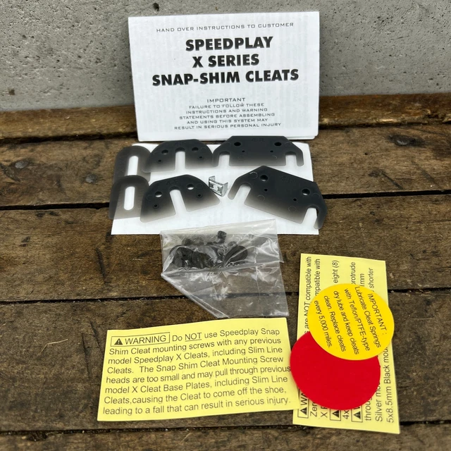 VINTAGE SPEEDPLAY X Series Shims Pedal CleatParts Shims Screws Only