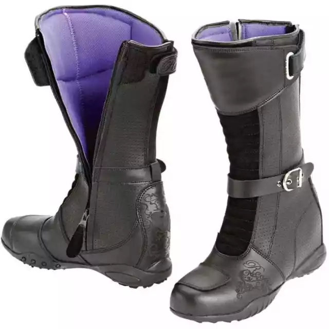 Joe Rocket - Heartbreaker Ladies Footwear Leather Motorcycle Street Riding Boots