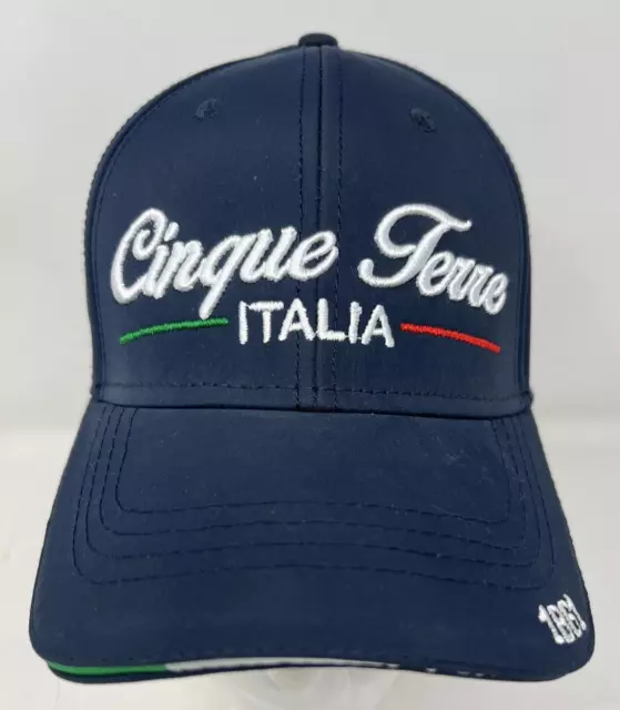 Cinque Terre Italia 1861 Cap Adjustable Blue