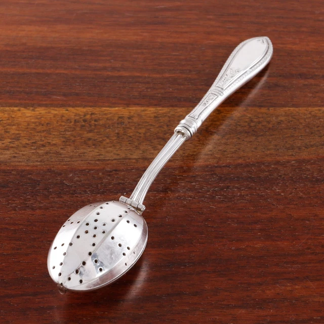 Webster Neoclassical Sterling Silver Handled Tea Infuser Mayflower No Monogram