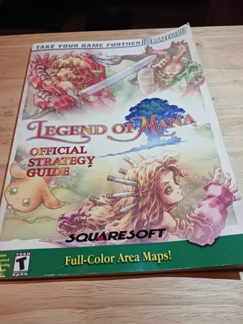 PS1 Legend of Mana Official Strategy Guide (Video Game Books) BradyGames...