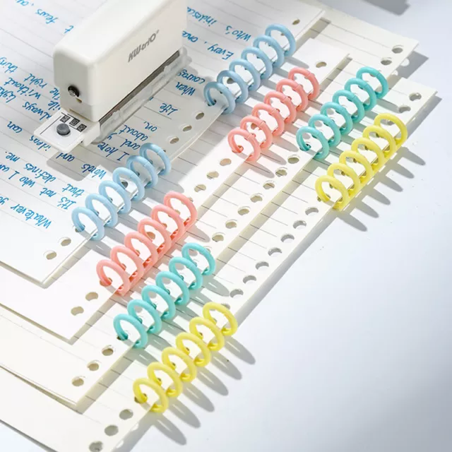 Portable Ruler Design Multifunctional 6 Holes Hole Punch With CrumbS Container