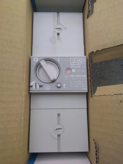 DISJONCTEUR DIFFERENTIEL DE BRANCHEMENT EDF 2 POLES 30-60A 500mA LEGRAND 21004 EUR 69,00 - FR