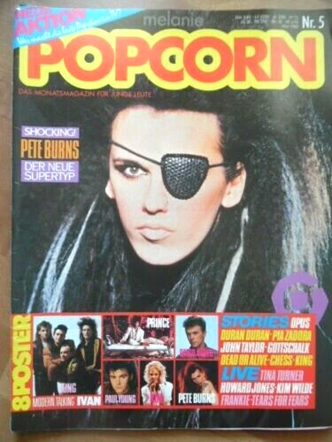 POPCORN 5-1985 Pete Burns Dead or Alive Kim Wilde Modern Talking FRANIE Pia KING