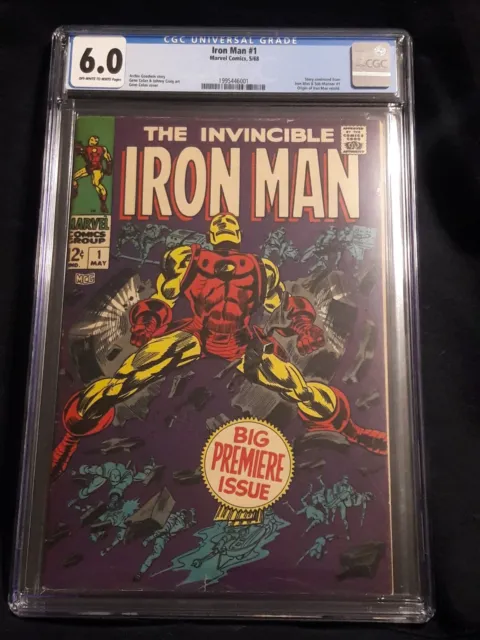 Invincible Iron Man #1 1968 Marvel Comics CGC 6.0