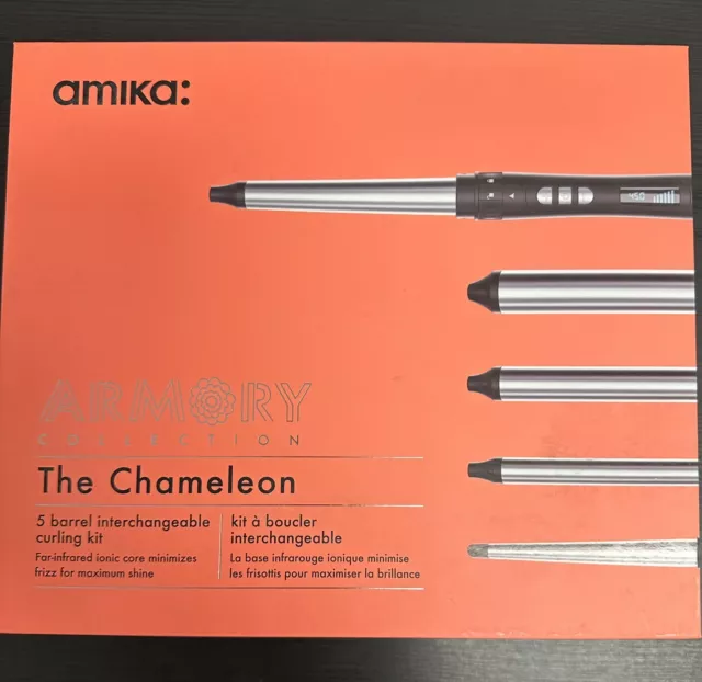 Amika The Chameleon 5 Barrel Interchangeable Curling Kit NEW- FREE SHIPPING