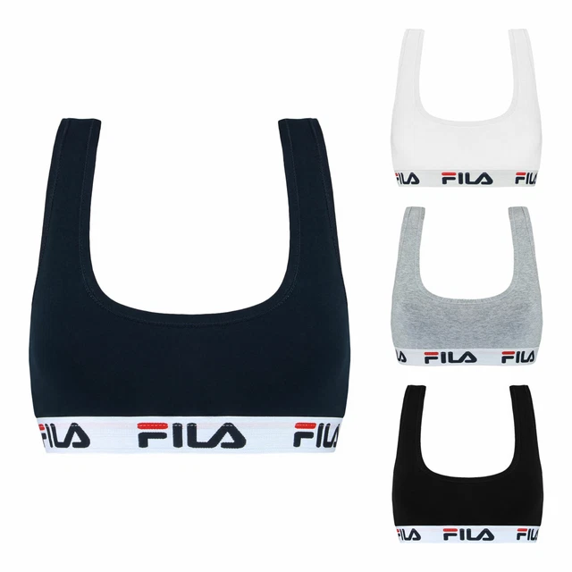 1er 2er Pack FILA Damen Racerback Bra Bustier Fitness Sport BH XS S M L XL