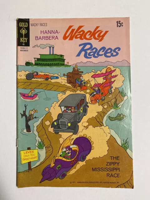 Wacky Races No. 5 Gold Key Comics 1971 6.0 F