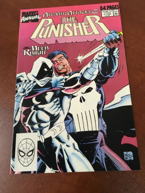 The Punisher Annual #2 (1989) Moon Knight Atlantis Attacks