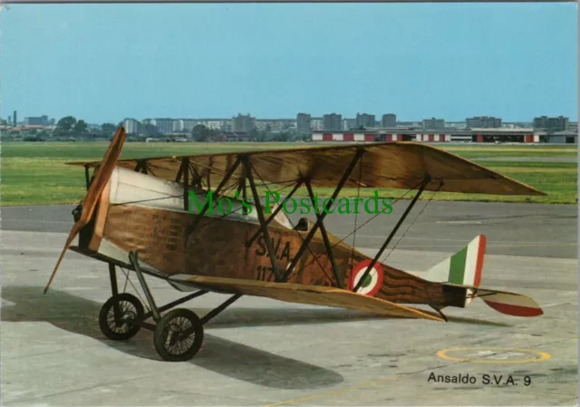 Aviation Postcard - Ansaldo S.V.A.9, Vintage Aeroplane RR14244