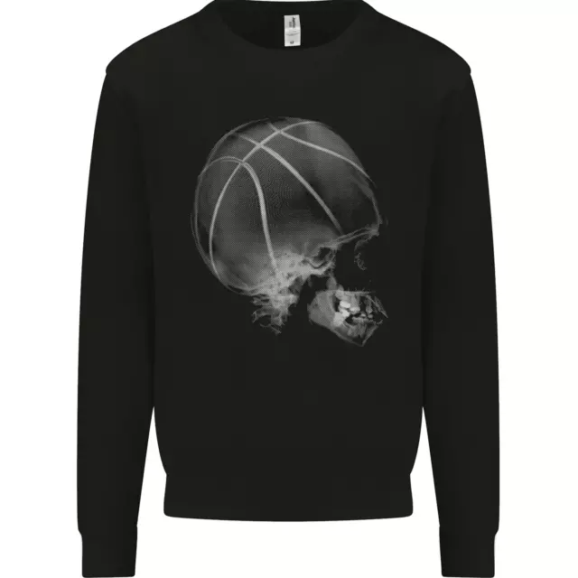 Basketball Skull Kids Sweatshirt Jumper