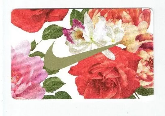 Nike Gift Card - Roses - Flowers - Canada - Collectible - No Value - I Combine
