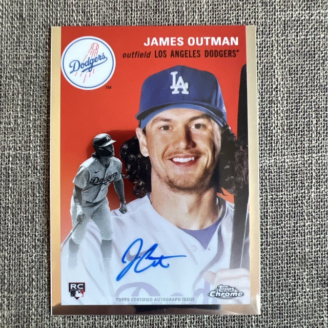 JAMES OUTMAN AUTO 2023 Topps chrome platine recrue Dodgers EUR 4,68