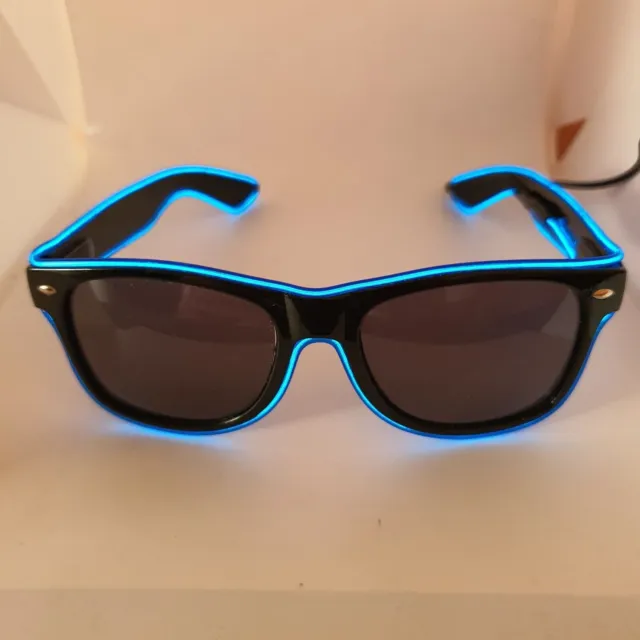 Gafas De Sol De Fiesta Auténticas Unisex Led Hermosas