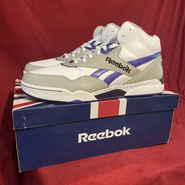 REEBOK REVERSE JAM Mid white blk size 13 basketball shoes DS/Brand $199.95 - PicClick
