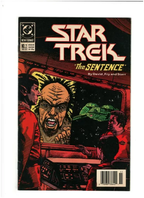 Star Trek #2 VF/NM 9.0 Newsstand DC Comics 1989 Peter David