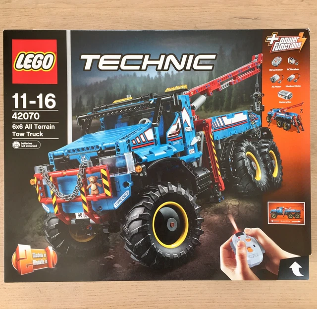LEGO TECHNIC 42070 6x6 All Terrain Tow Truck NEW NEUF power fonction RC motor EUR 298,00 