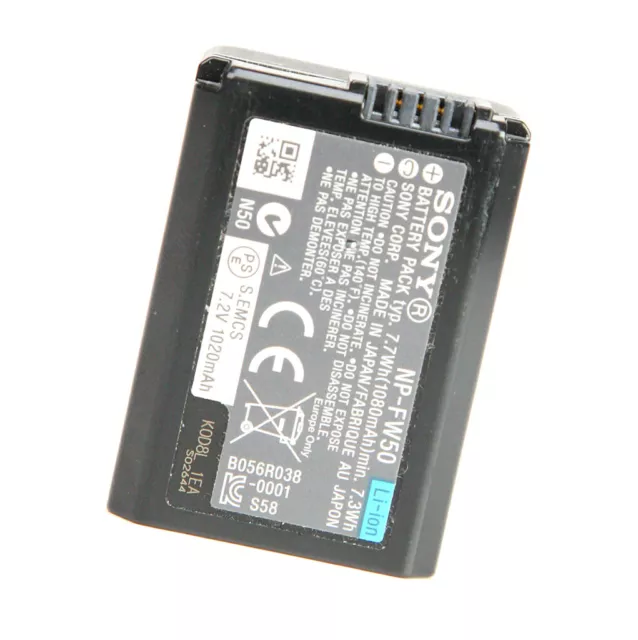 Sony NP-FW50 battery for A7/A7II/A7R, A5100, NEX6, A6000 Cameras