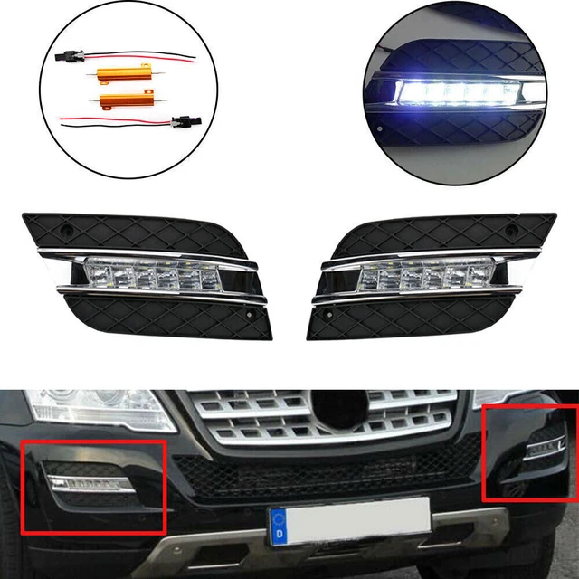 Feux Antibrouillard LED DRL 3en1 Pour Opel Movano B, Renault Master III, Nissan NV400 2010-2019