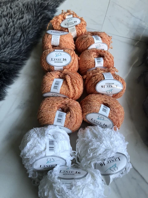 Wolle - Paket  12x 50 Gramm Wolle zum Stricken, Häkeln Marke Wolle