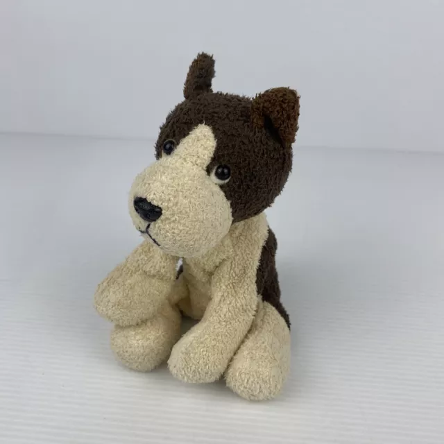 Russ Berrie Yapper Plush Luv Pets Dog 13cm Soft Stuffed Chamois Puppy Brown