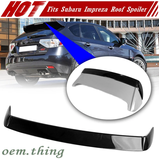 Fits 08-14 Subaru Impreza WRX STI Style Trunk Spoiler Painted #C3S Silver 3PCS