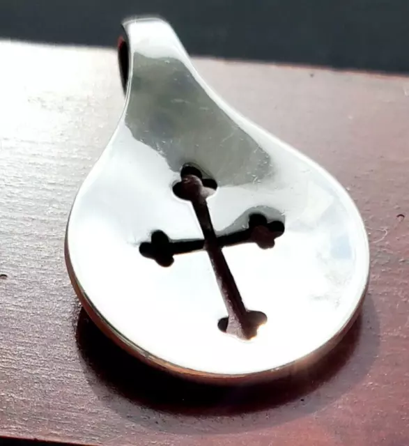 Rare James Avery Cross Pendant with JA Box/Pouch Neat!