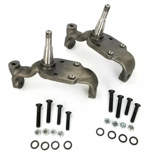 1958 - 1970 Chevy Full Size Impala 2" Drop Disc Brake Conversion Spindles - Pair 1958 - 1970 Chevy Full Size Impala 2" Drop Disc Brake Conversion Spindles - Pair